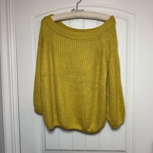 Miracle Knit Sweater Yellow/Gold size S/M